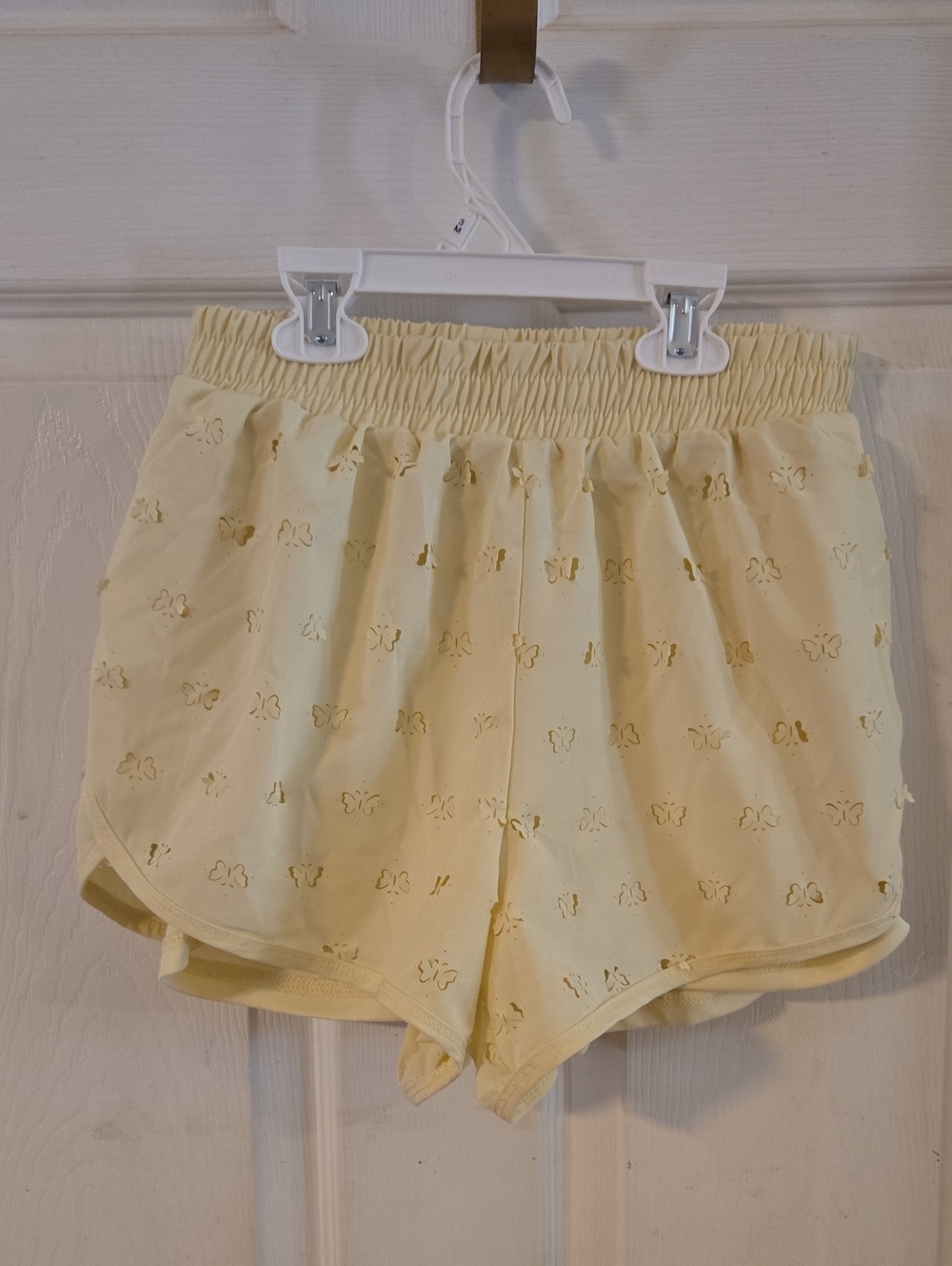 No Comment Girls Butterfly Eyelet Elastic-Waist Shorts